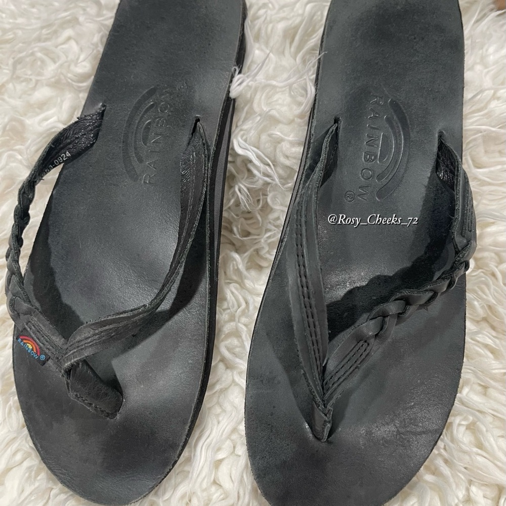 Rainbow Women's Classic Black Sandals